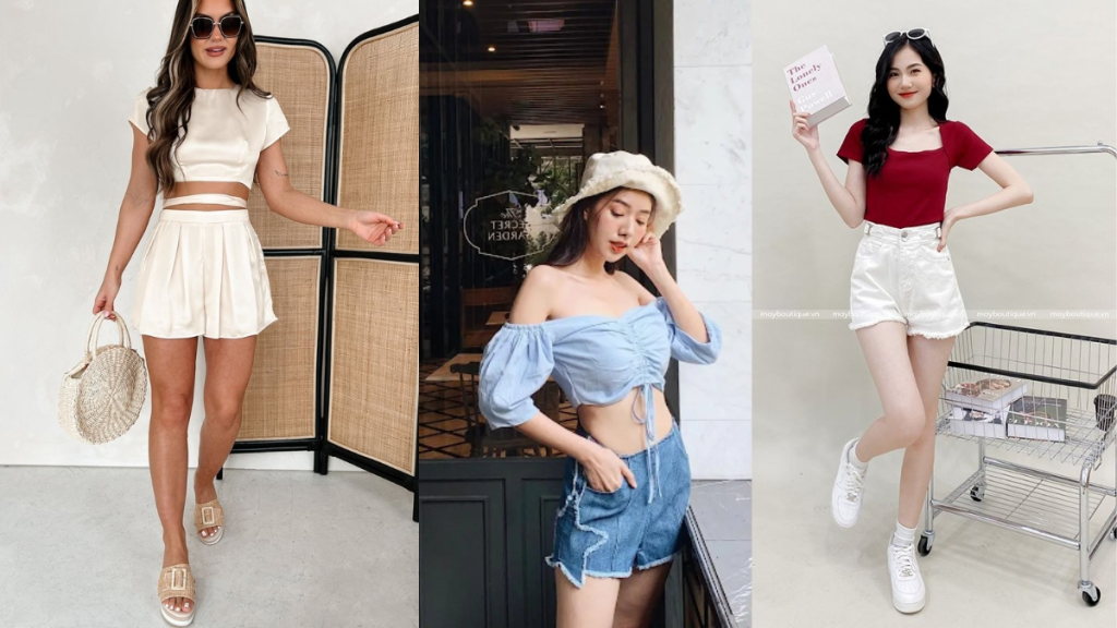 Phối phụ kiện gì khi mặc áo croptop?
