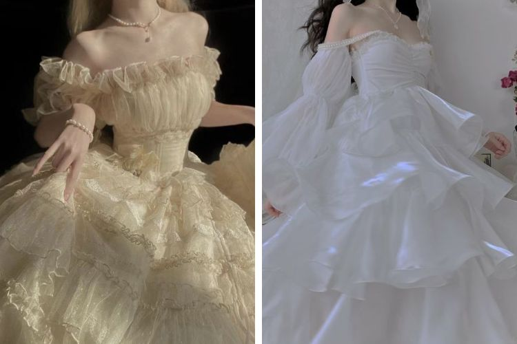 Chọn váy công chúa phù hợp dáng người: Lộng lẫy nhưng vẫn tôn dáng
