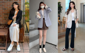 Cách mặc blazer cho nữ