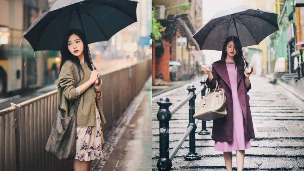 Phụ kiện "cứu cánh" và làm đẹp outfit ngày mưa