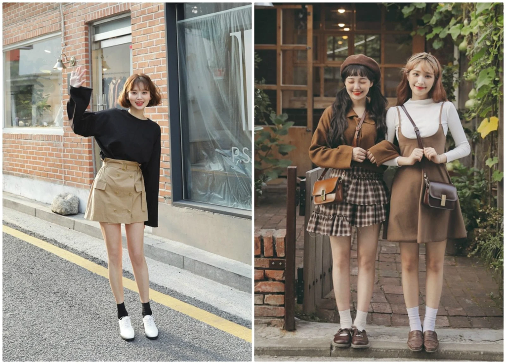Công thức phối outfit nữ "chuẩn" cho học sinh đi học và đi chơi